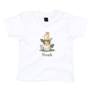 Personalised  Baby and Toddler Animal T- shirt