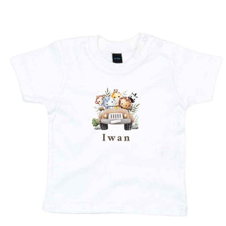 Personalised  Baby and Toddler Animal T- shirt