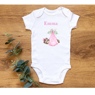 Personalised baby sleep suits