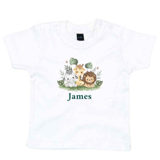 Personalised  Baby and Toddler Animal T- shirt