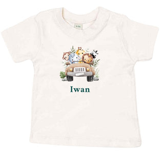 Personalised  Baby and Toddler Animal T- shirt