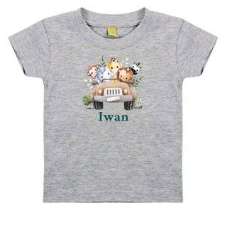 Personalised  Baby and Toddler Animal T- shirt