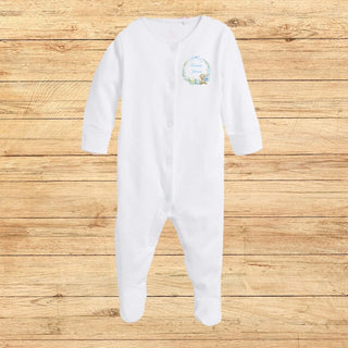 Personalised baby sleep suits