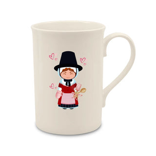 Welsh Lady China Mug