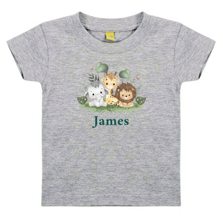 Personalised  Baby and Toddler Animal T- shirt