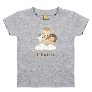 Personalised  Baby and Toddler Animal T- shirt