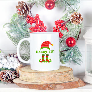 Personalised Elf Family Mugs