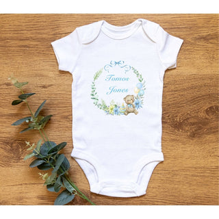 Personalised baby sleep suits