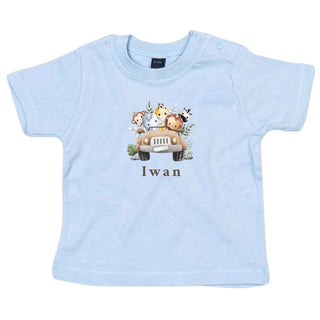 Personalised  Baby and Toddler Animal T- shirt