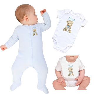 Personalised baby clothing set