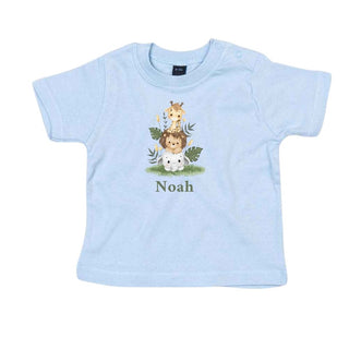 Personalised  Baby and Toddler Animal T- shirt