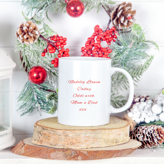 Personalised Christmas Mug