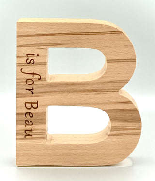 Wooden Baby's Letter