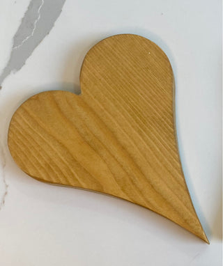 Hanging Wooden Hearts Mobile