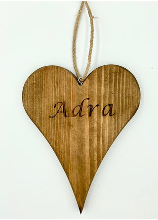 Welsh Wooden Heart