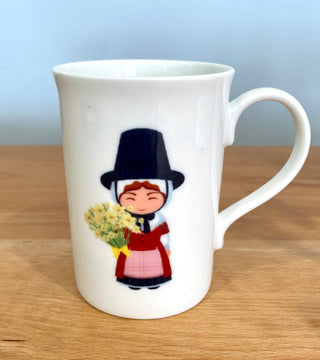 Welsh Lady China Mug