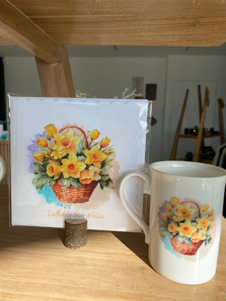 Personalised Card and Mug Gift Set