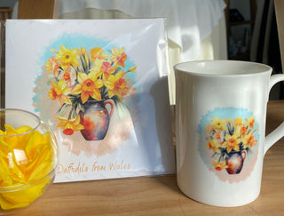 Personalised Card and Mug Gift Set