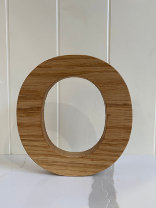 Personalised Oak Letters 8 inch