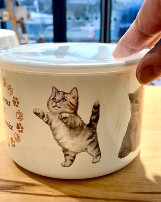 Personalised Cat Treat Storage Tin