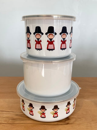 Welsh Lady Cake storage tin