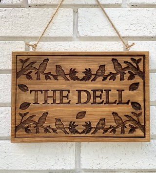 Personalised Wooden Garden Sign