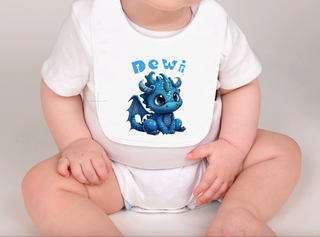 Personalised Baby Dragon Bib