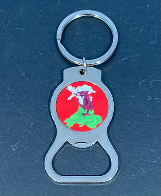 Welsh themed key rings