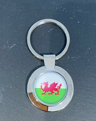 Welsh themed key rings