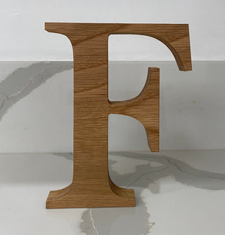 Personalised Oak Letters 5 inch