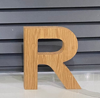 Personalised Oak Letters 5 inch