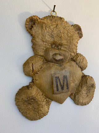 Wooden Teddy Bear Decoration