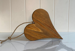 Wooden Hanging Heart